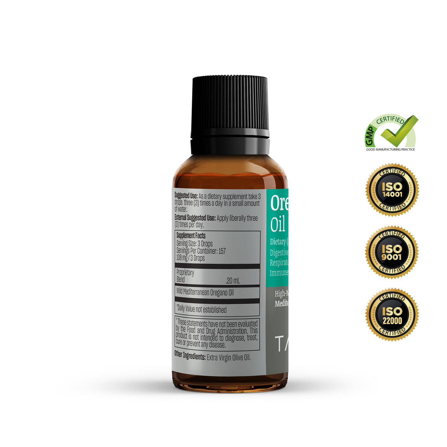 Talya Oregano Oil 0.67 Fl Oz