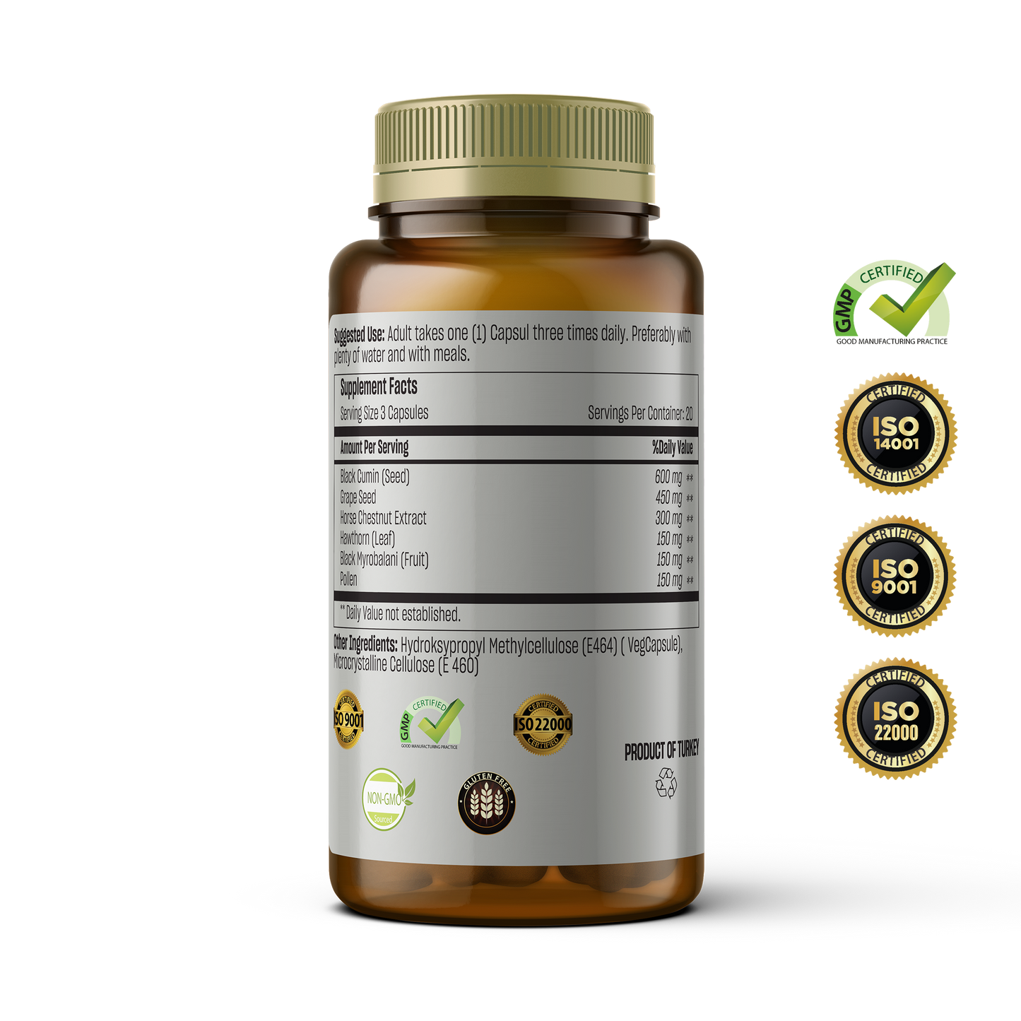 Talya Hemoclean Digestive Support - Hemorrhoids 60 Capsules