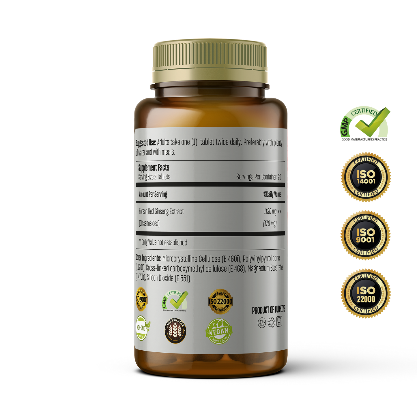 Talya Korean Red Ginseng 60 Tablets