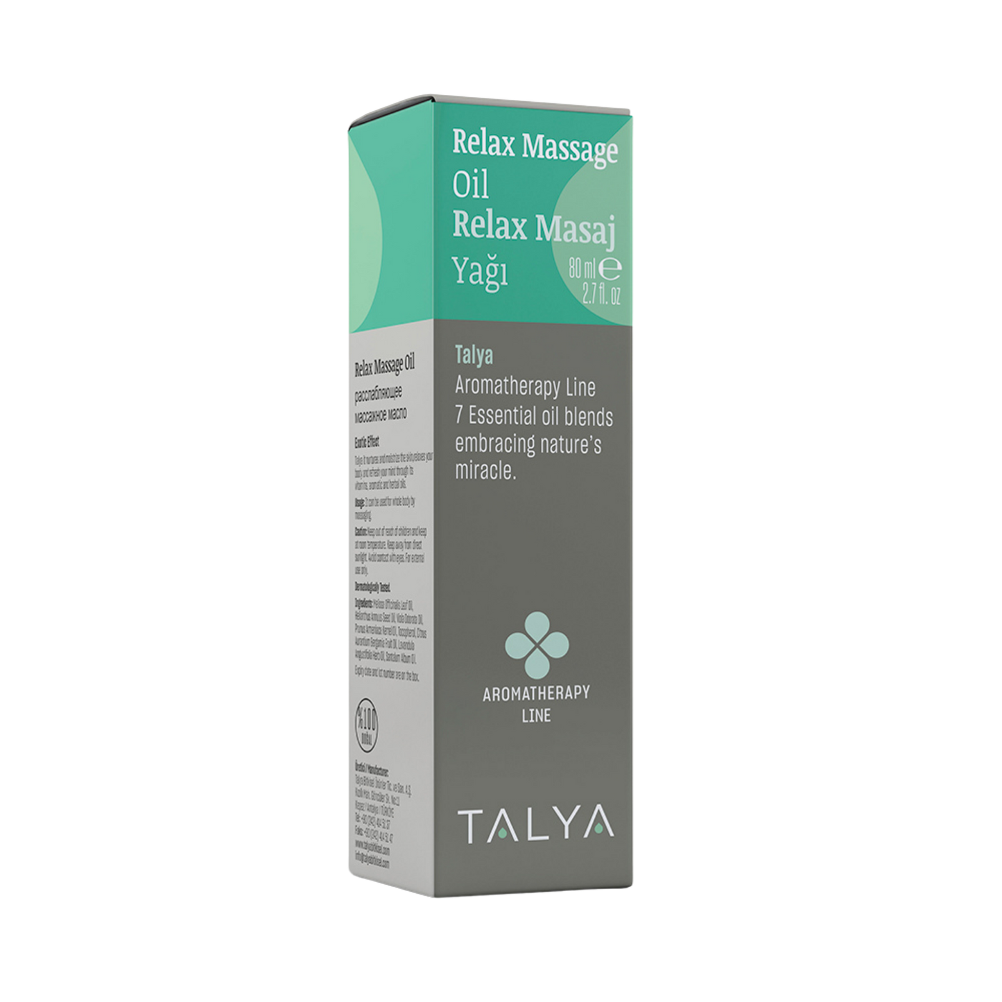 Talya Relax Massage Oil 2.7 Fl Oz