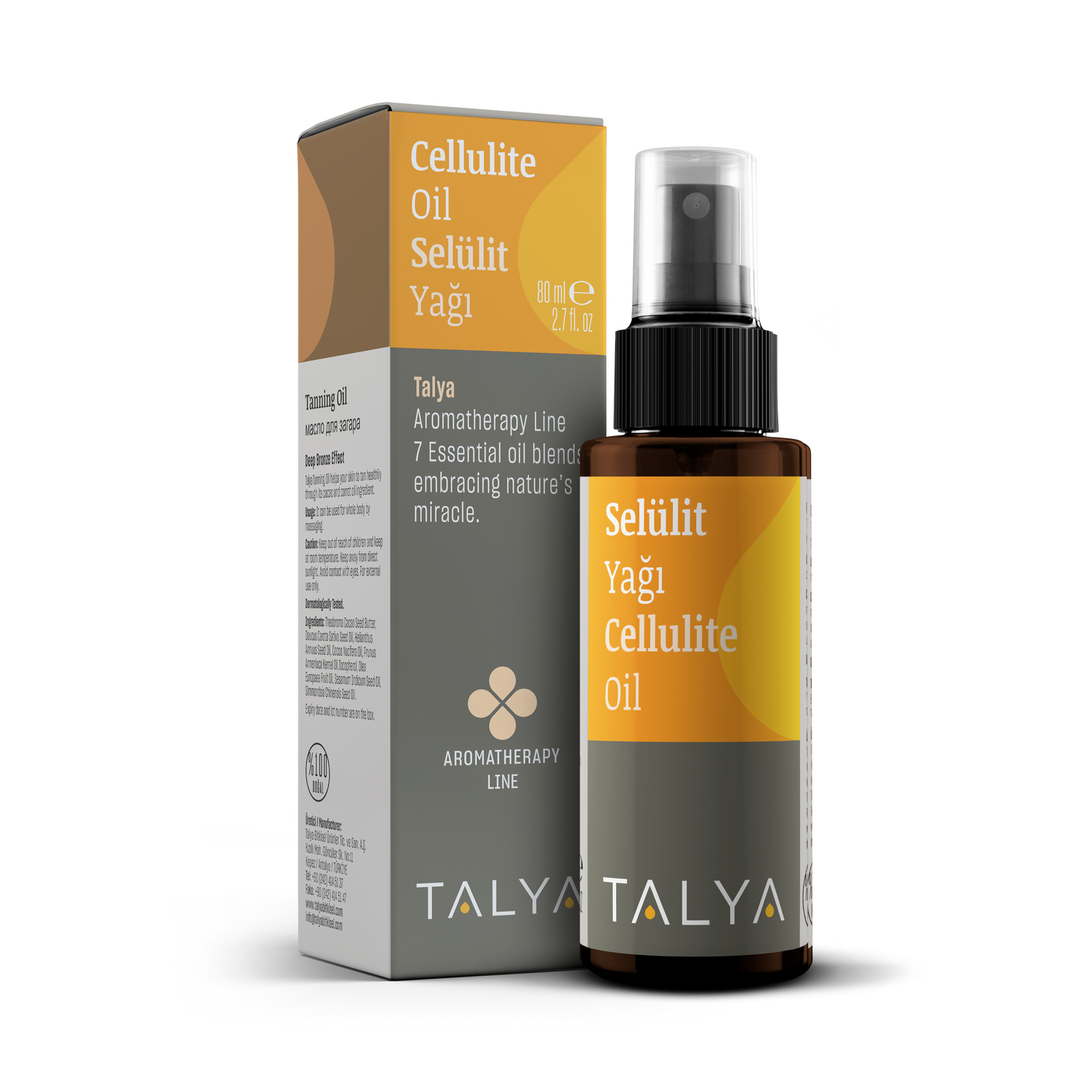 Talya Cellulite Oil 2.7 Fl Oz
