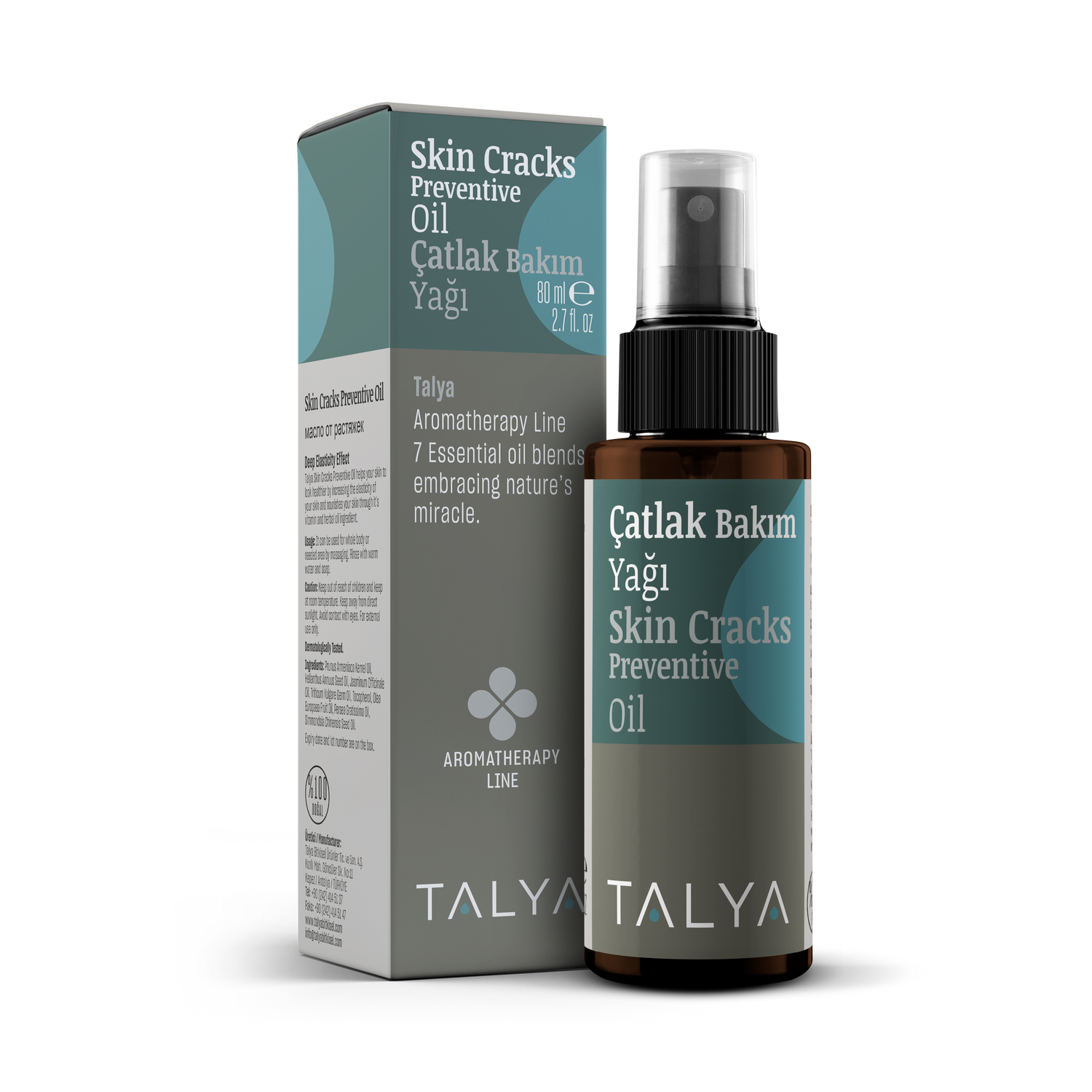 Talya Skin Cracks Preventive Oil 2.7 Fl Oz