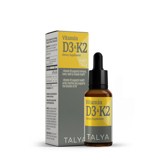 Talya Vitamin D3K2 0.34 Fl Oz