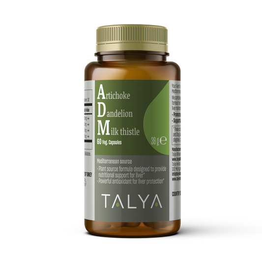 Talya Artichoke - Dandelion - Milk Thistle 60 Capsules Vegan