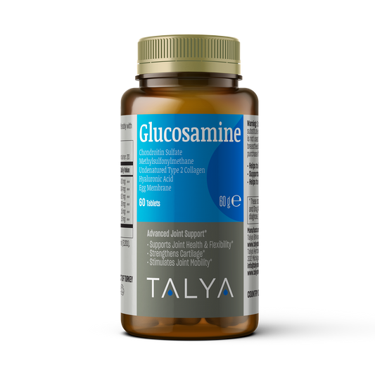 Talya Glucosamine & Chondroitin Sulfate - MSM - Collagen - Hyaluronic Acid 60 Tablets