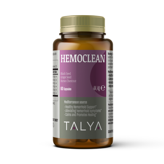 Talya Hemoclean Digestive Support - Hemorrhoids 60 Capsules