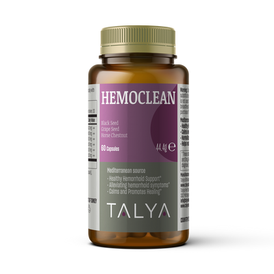 Talya Hemoclean Digestive Support - Hemorrhoids 60 Capsules