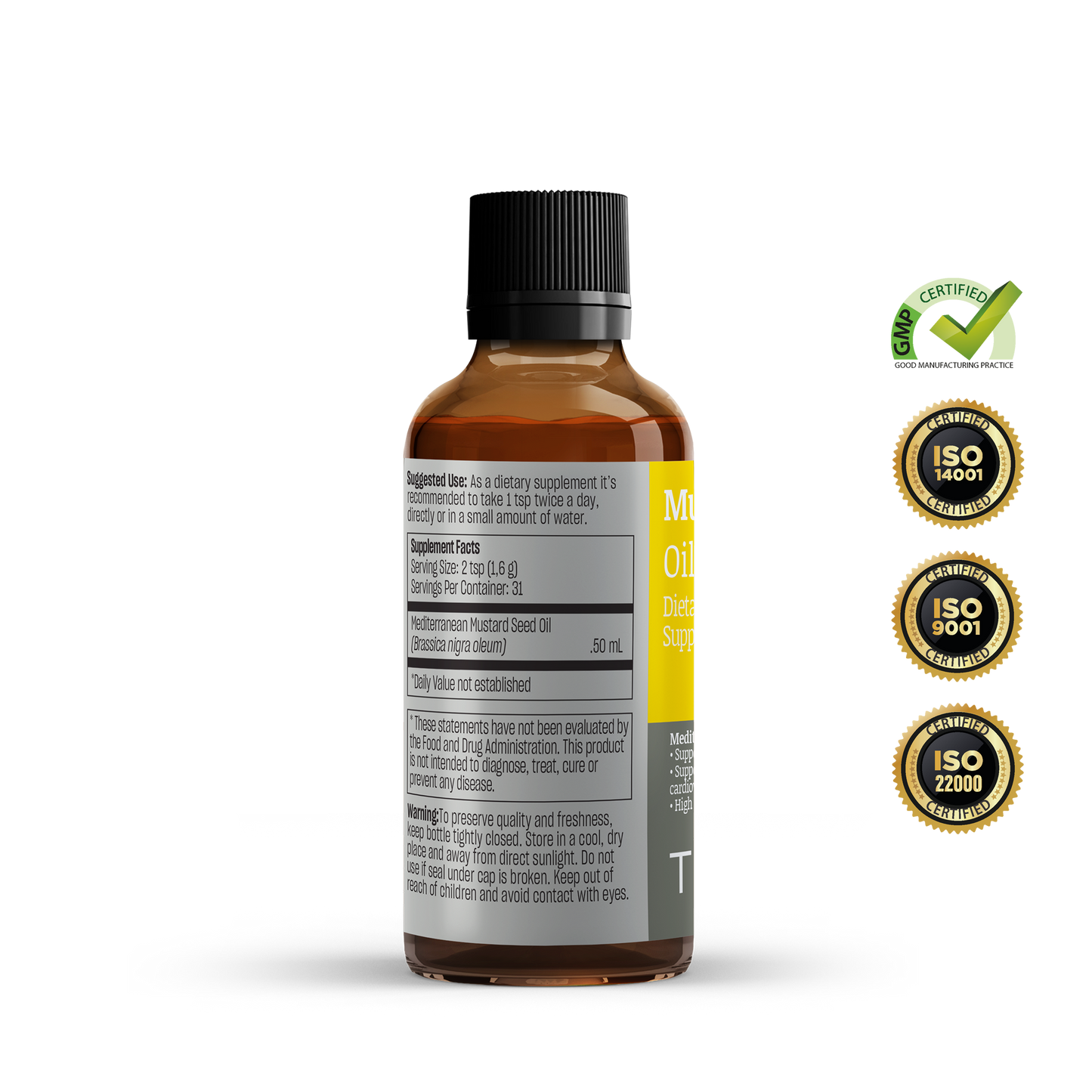 Talya Mustard Seed Oil 1.7 Fl Oz