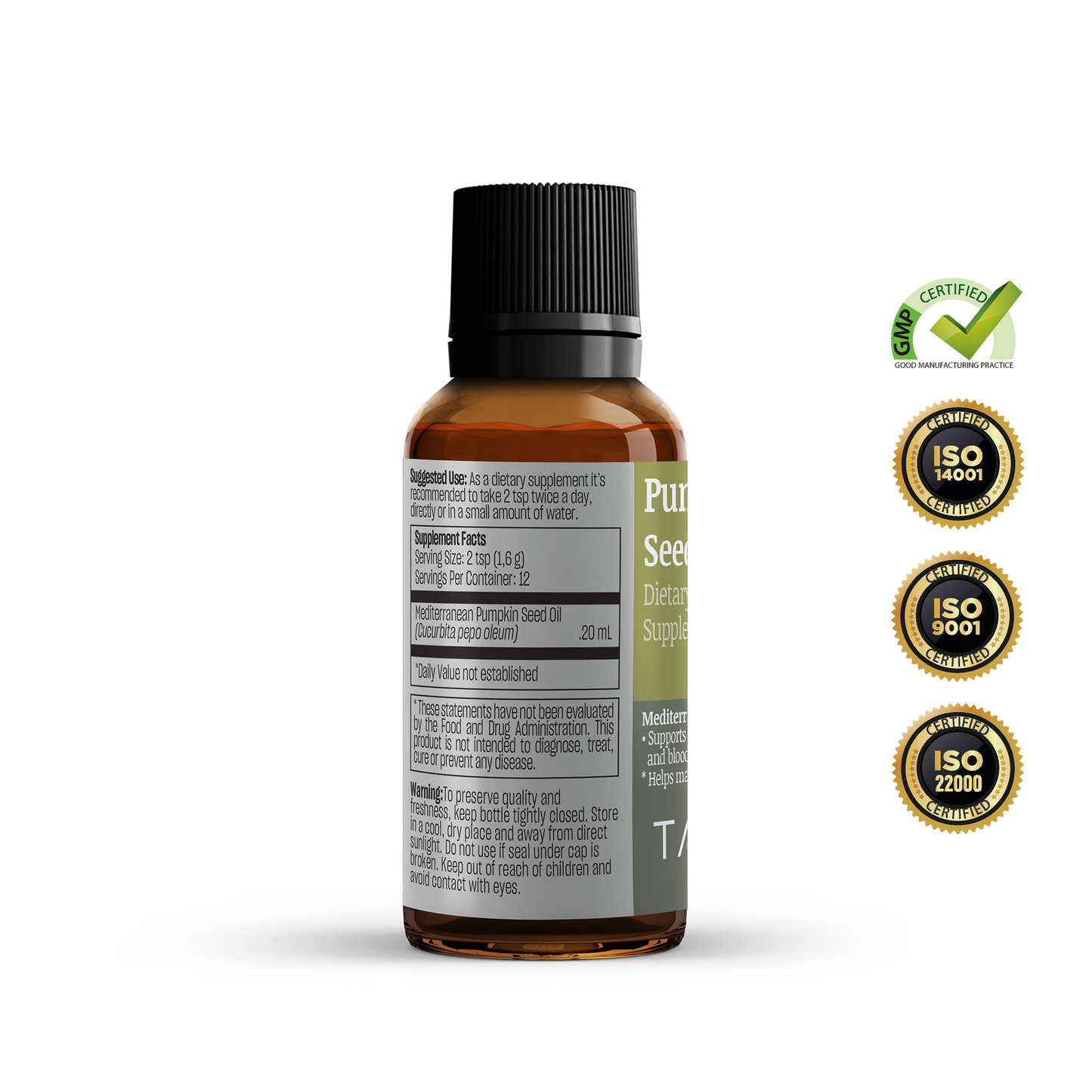 Talya Pumpkin Seed Oil 0.67 Fl Oz