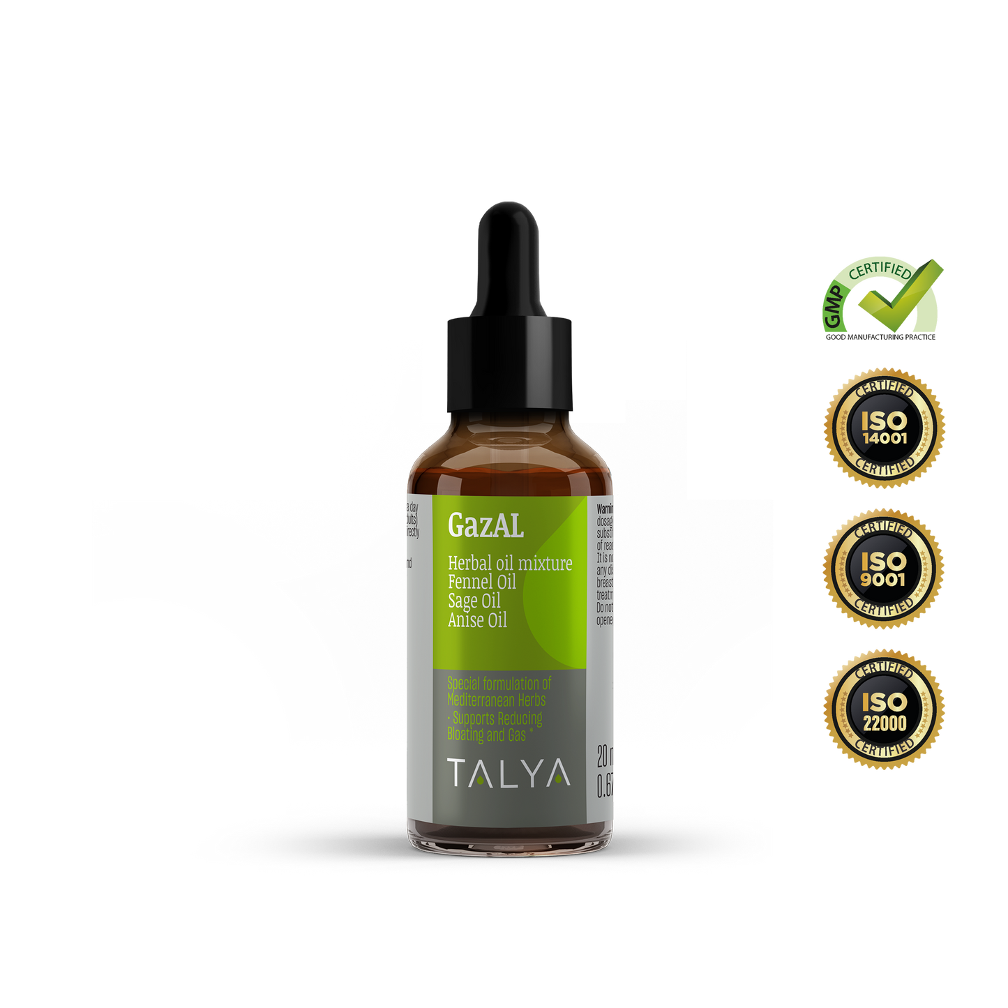 Talya Gazal For Bloating And Gas 0.67 Fl Oz
